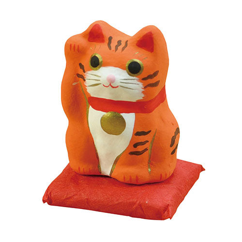 【5個セット】 ヤマコー てまひま工房 置き物 招き猫 まめまねき チャトラ yamaco89601X5