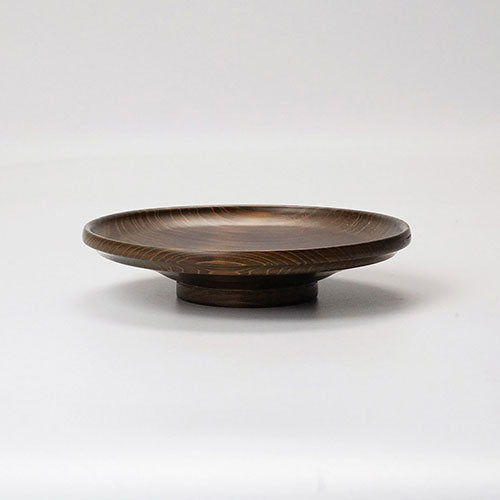 ヤマコー 用美 業務用 ひのき・古代色小器 平皿(台付) yamaco27906