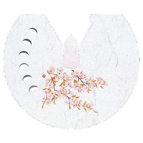 ヤマコー 用美 業務用 雲竜和紙花えぼし 桜 (100枚入) yamaco64573