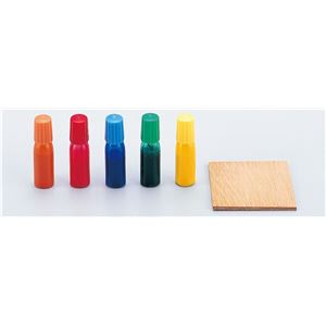 (まとめ)アーテック 和紙染め絵具(ベニヤ付) 5色組(説明書入) 【×15セット】