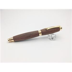 銘木材 万年筆/文房具 【胡桃 ウォルナット】 日本製 中太字 文具 オフィス用品 ステーショナリー