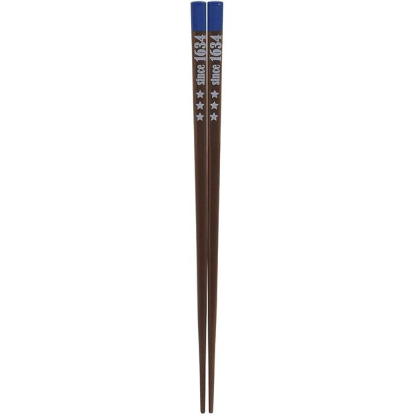 【5個セット】 アオバ 食洗箸 ブルックリン 19.5cm 青