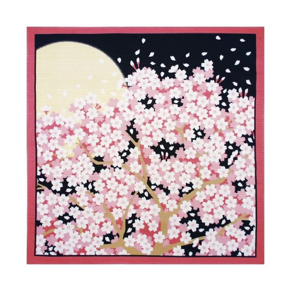 (まとめ)ヤマコー 花景色 小風呂敷 春【×10セット】