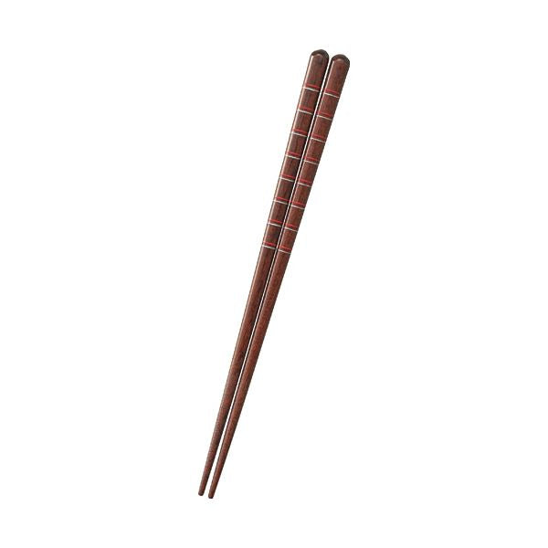 (まとめ) イシダ 食洗箸並木 210mm 1膳 【×10セット】