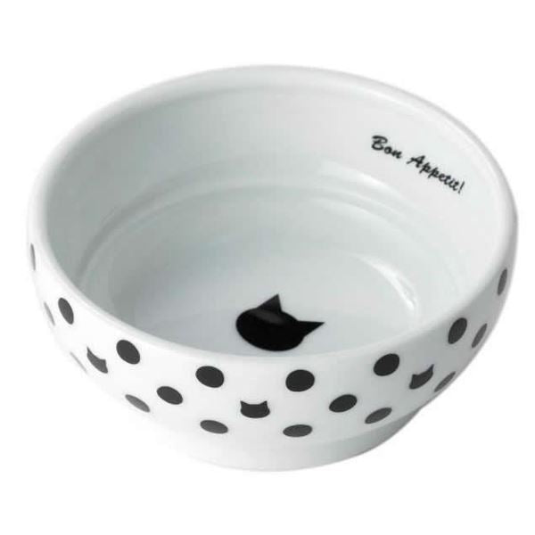 D-culture ハッピーダイニング フードボウル 水玉 【ペット用品】【代引不可】
