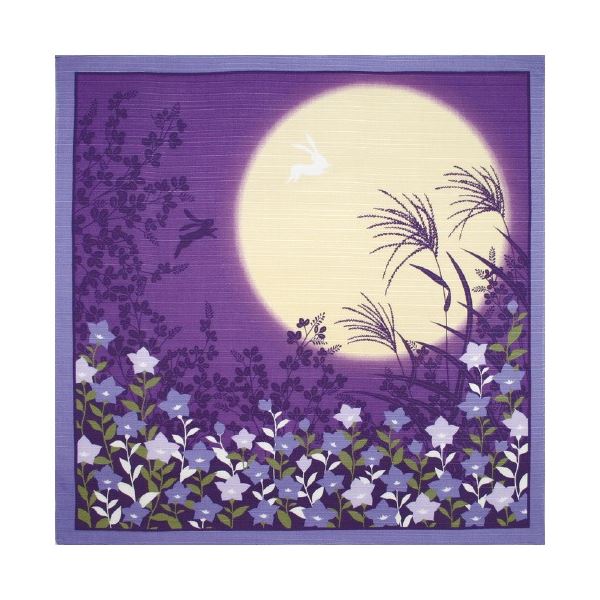 (まとめ)ヤマコー 花景色 小風呂敷 秋【×10セット】