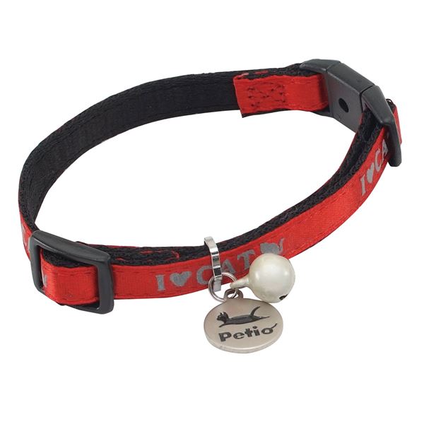 (まとめ)CAT COLLAR ラブキャットカラー レッド【×3セット】 (猫用品/首輪)
