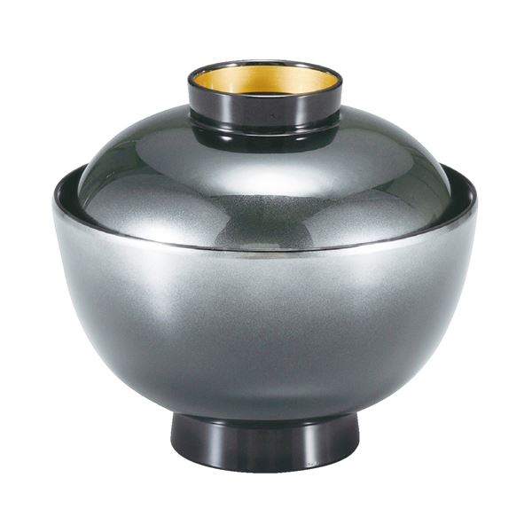 銀和 越前椀/お椀 【ぼかし高台内金 TA】 直径111×高さ100(69)mm 日本製 食洗機対応 〔和食 レストラン 店舗 お店〕【代引不可】