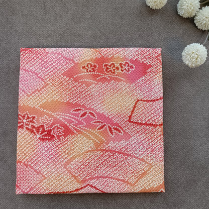 KIMONO Wall Art-Vintage Fabric Panel Set
