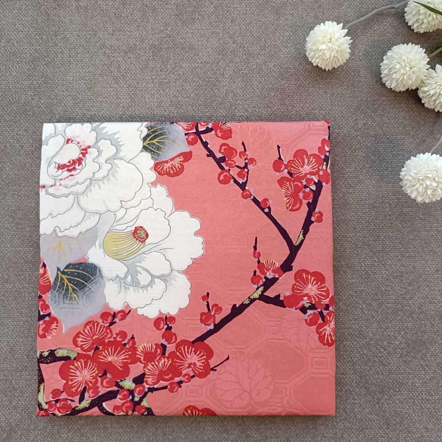 KIMONO Wall Art-Vintage Fabric Panel Set