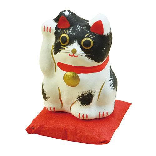 【5個セット】 ヤマコー てまひま工房 置き物 招き猫 まめまねき ブチ yamaco89600X5
