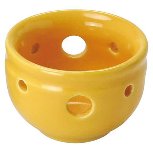 ヤマコー 用美 業務用 陶器・花の和珍味入 黄 yamaco26716