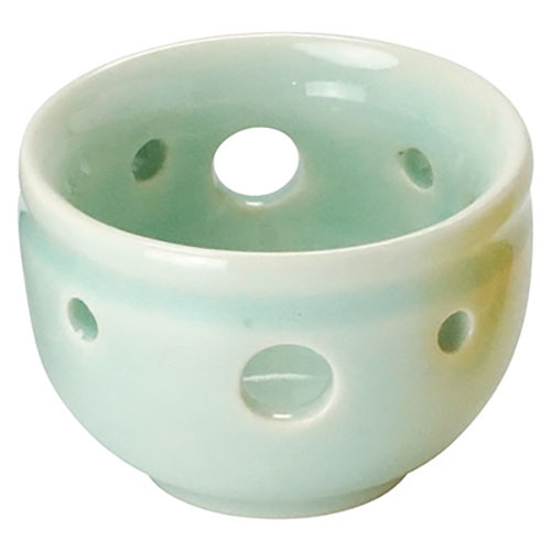 ヤマコー 用美 業務用 陶器・花の和珍味入 青磁 yamaco26718