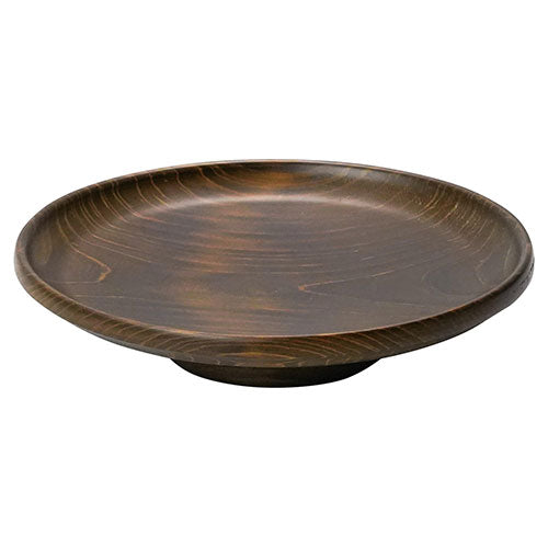 ヤマコー 用美 業務用 ひのき・古代色小器 平皿(台付) yamaco27906