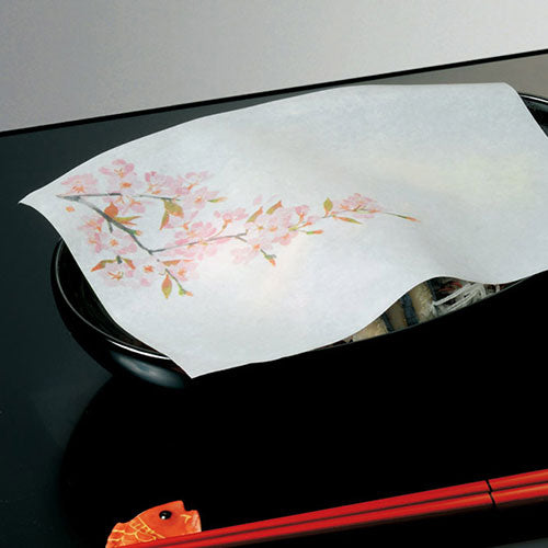 ヤマコー 用美 業務用 遠赤保鮮紙(小)桜 (100枚入) yamaco64560