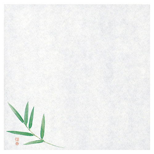 ヤマコー 用美 業務用 4寸御所の花 耐油天紙 笹 (100枚入) yamaco65824