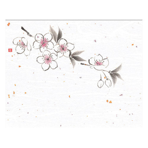 ヤマコー 用美 業務用 4x5寸花風情 桜 (100枚入) yamaco65967
