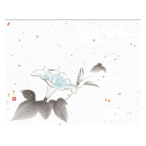 ヤマコー 用美 業務用 4x5寸花風情 朝顔 (100枚入) yamaco65971