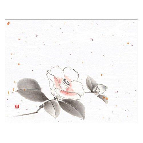 ヤマコー 用美 業務用 4x5寸花風情 椿 (100枚入) yamaco65973