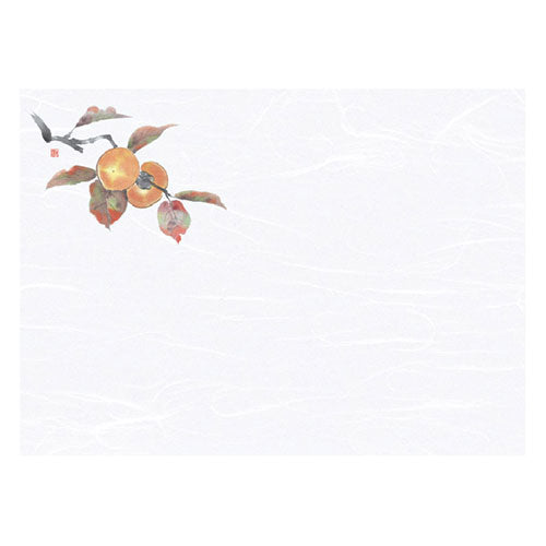 ヤマコー 用美 業務用 尺3雲竜和紙懐石まっと 花彩(はなさい) 柿 (100枚入) yamaco66436