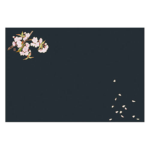 ヤマコー 用美 業務用 尺3抗菌四季彩まっと 幽玄の華 桜 (50枚入) yamaco66767