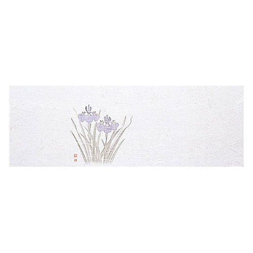 ヤマコー 用美 業務用 花宴おしながき 菖蒲 (100枚入) yamaco68307