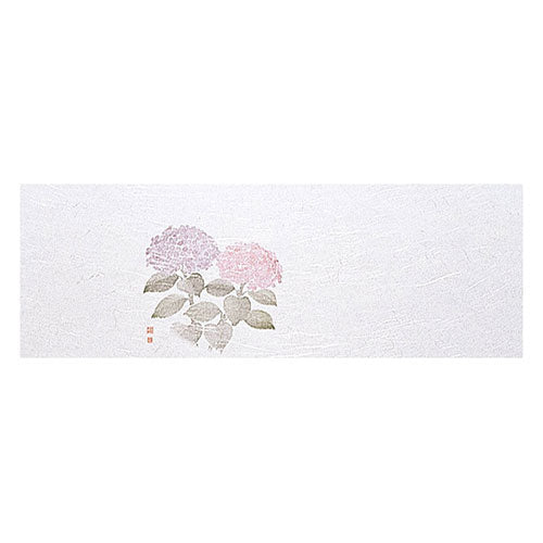 ヤマコー 用美 業務用 花宴おしながき 紫陽花 (100枚入) yamaco68309