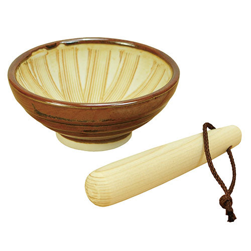 ヤマコー 木製ごますりくん ひのきすりこぎ(すりこぎと陶器のセット) yamaco81689