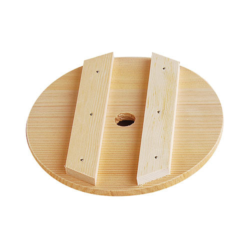 ヤマコー てまひま工房 漬物用押し蓋 約φ18cm 通気が良い軽くて扱いやすい天然木製押し蓋 yamaco82566
