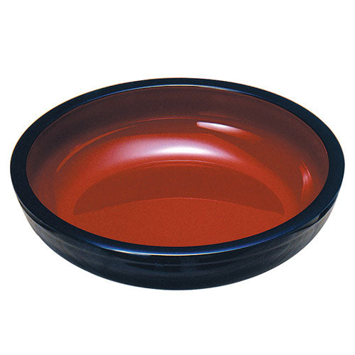 ヤマコー てまひま工房 こね鉢 ABS/黒内朱 φ36cm 麺のこねにかかせないこね鉢 日本製 yamaco85603