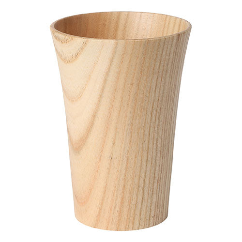 ヤマコー てまひま工房 ナツメの一口 木製カップ ビールの味を引き立てる ナチュラル yamaco86989