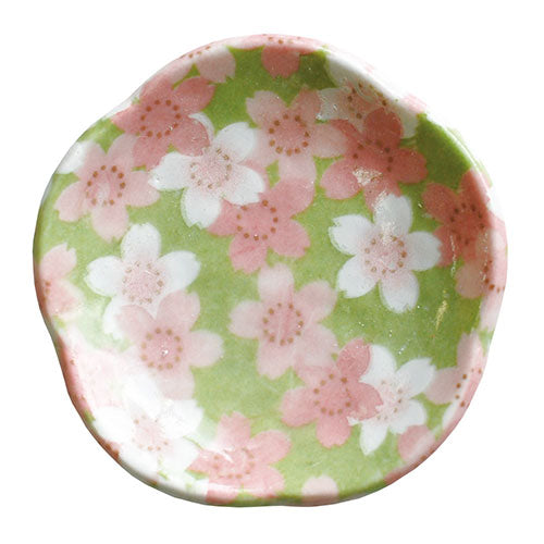 ヤマコー てまひま工房 プチ風水・盛塩小皿 花型 重ね桜 yamaco88877