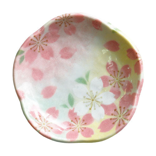 ヤマコー てまひま工房 プチ風水・盛塩小皿 花型 吉野桜 yamaco88878