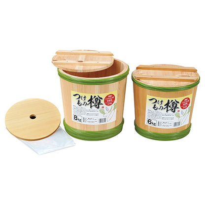 ヤマコー てまひま工房 漬物樽 手作り漬物用のたる 漬物や野菜の保管に最適 8キロ用 yamaco89241