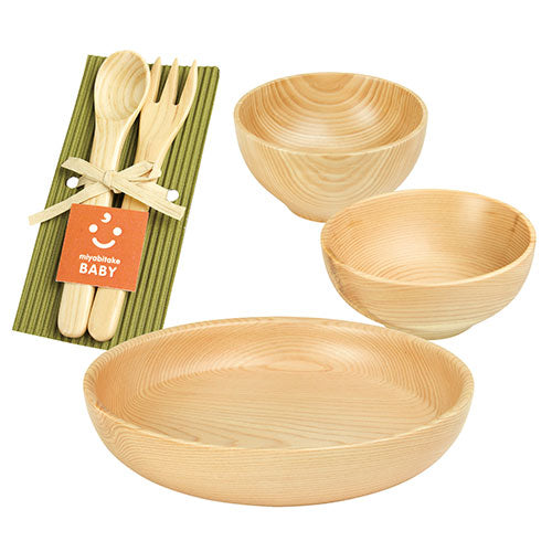 ヤマコー てまひま工房 Naturalist キッズセット 手作りのキッズ用食器セット yamaco89391