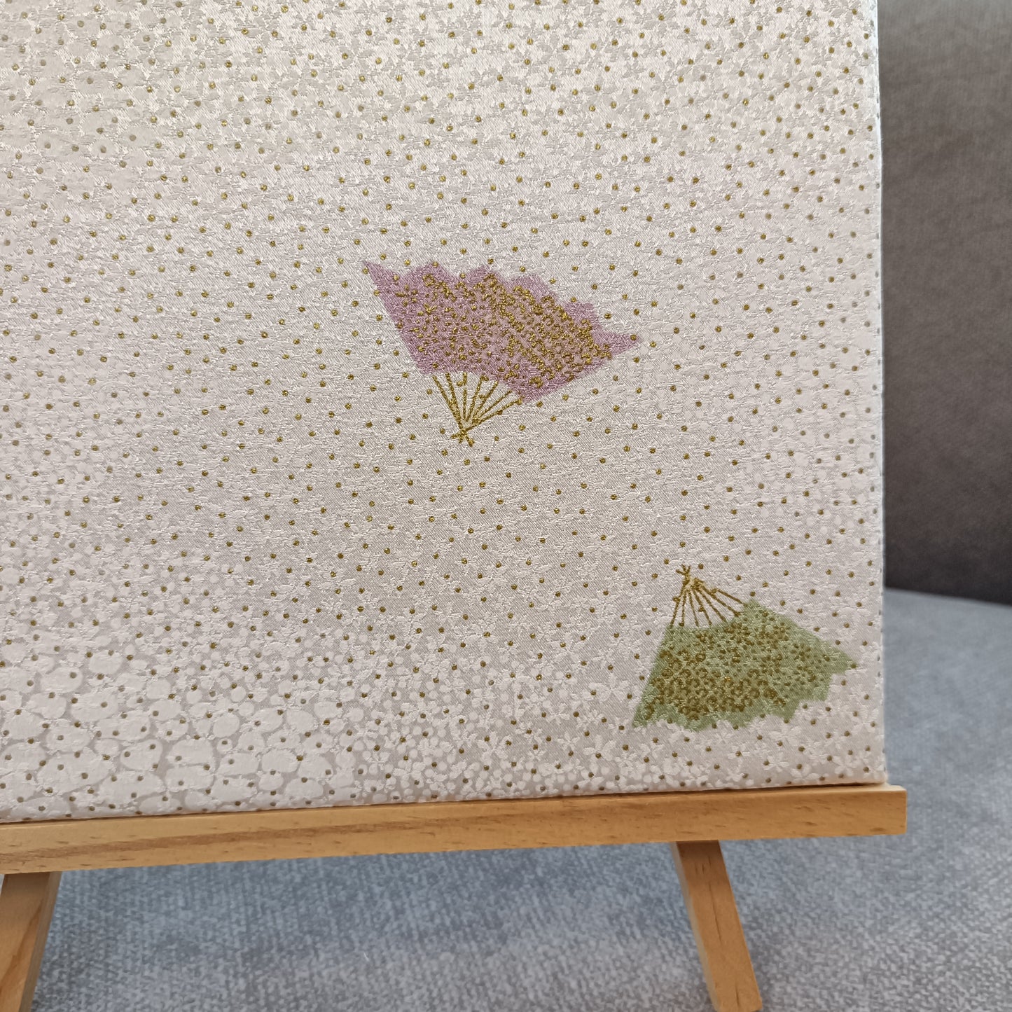 KIMONO Wall Art-Vintage Fabric Panel Set