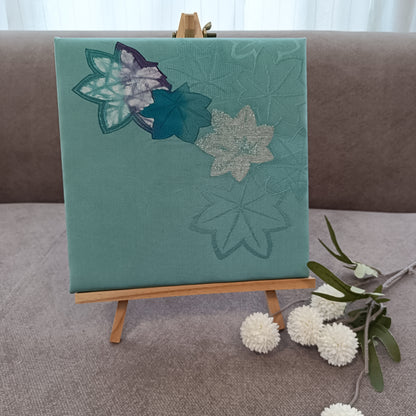 KIMONO Wall Art-Vintage Fabric Panel Set
