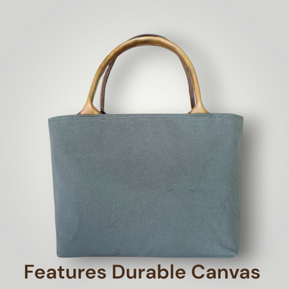 Limited edition: Leather Handle × Exclusive Luxury KIMONO Obi Tote Bag