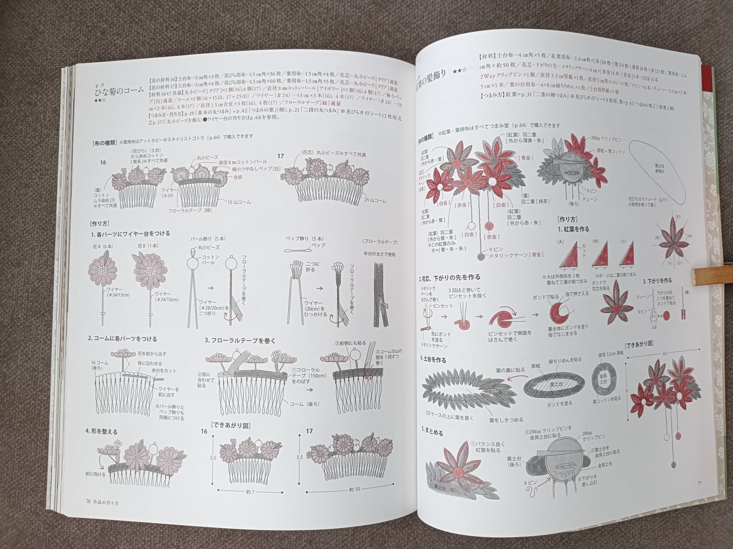 How to Make Tumami Zaiku — Japanese Craft Book by Tsuyutsuki