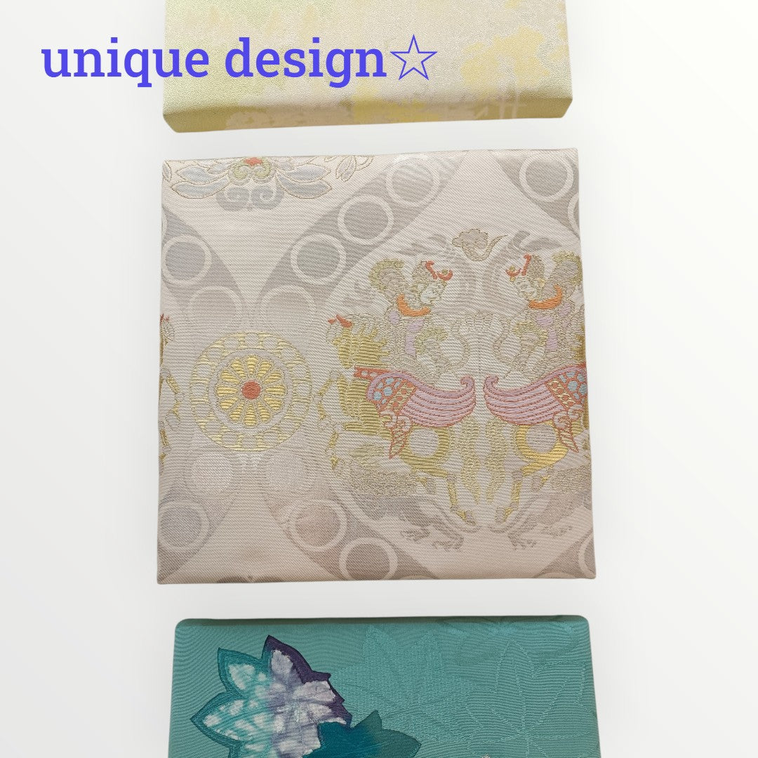 KIMONO Wall Art - Vintage Fabric Panel Set