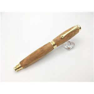 銘木材 万年筆/文房具 【楠木 くすのき】 日本製 中太字 文具 オフィス用品 ステーショナリー