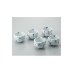 （業務用2セット）日光陶器店 ツボ型煎茶碗 めばえ 5客セット