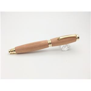 銘木材 万年筆/文房具 【山桜 やまざくら】 日本製 中太字 文具 オフィス用品 ステーショナリー