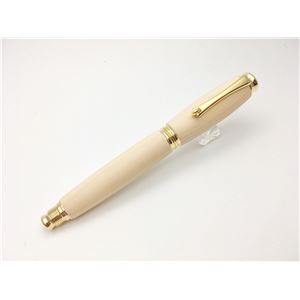銘木材 万年筆/文房具 【木曽ひのき きそひのき】 日本製 中太字 文具 オフィス用品 ステーショナリー