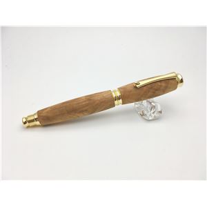銘木材 万年筆/文房具 【楠木 くすのき】 日本製 中太字 文具 オフィス用品 ステーショナリー