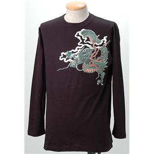 語れる立体和柄ロングTシャツ S-1670／緑龍 L(NP)