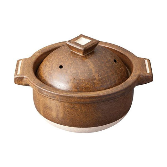 信楽焼 Hangout ごはん鍋(3合用) 24.5×29.5×16.5cm(2L) B1155569