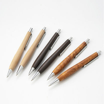 銘木材 ボールペン/文房具 【黒檀 こくたん】 日本製 0.7mm 文具 オフィス用品 ステーショナリー