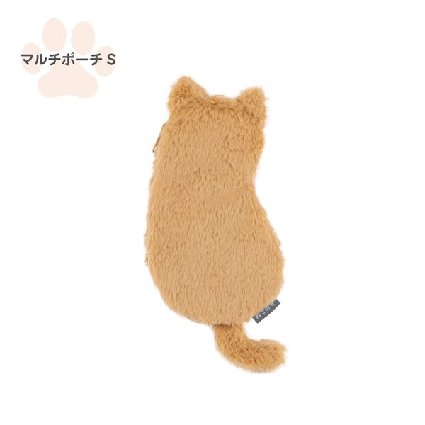 ねこのせ マルチポーチS 茶トラ NNS-MP01-BR