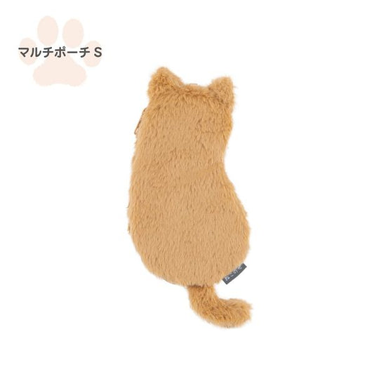 ねこのせ マルチポーチS 茶トラ NNS-MP01-BR